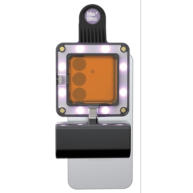 Trusa criminalistica cercetare la fata locului - sistem de lumini si filtre pentru spartfon - Mo-Sho